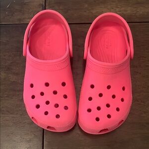 Kids Pink Crocs Clogs